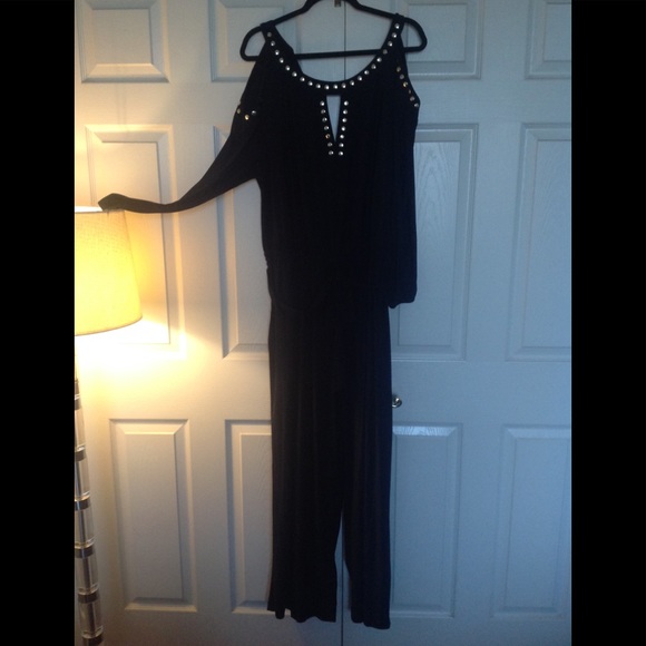 Emma & Michele 2XL Navy Jumpsuit NWT - Picture 2 of 6
